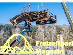 Aufbau des Themenbereichs „Sonnenbucht“ in FANTASIA (Januar 2025)